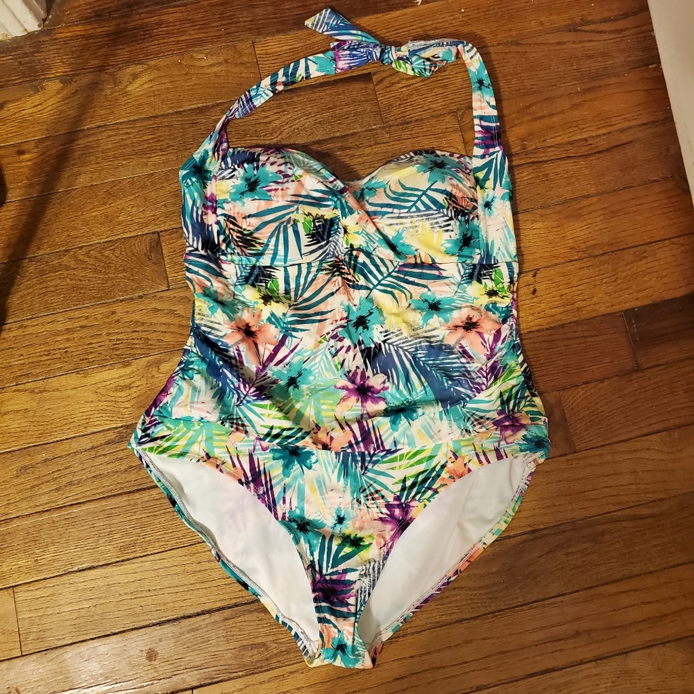 Floral One Piece Swimsuit